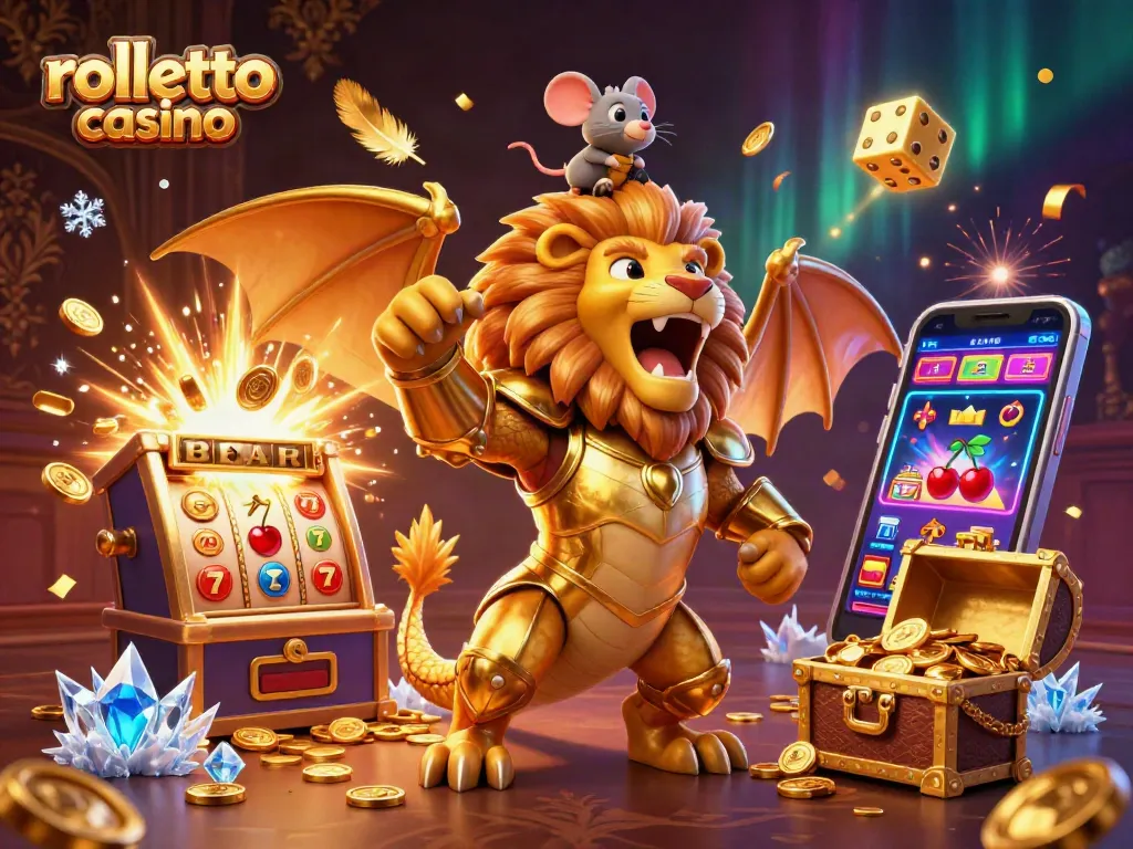 Engage in rolletto casino adventures with a golden chimera and epic gaming excitement.