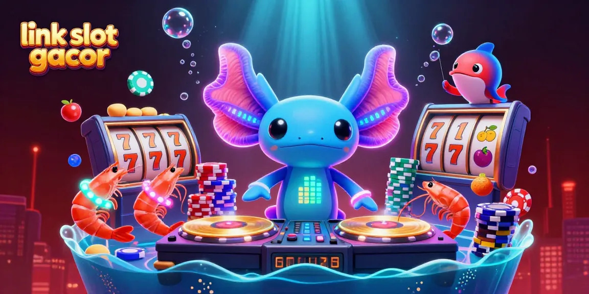 Engage with thrilling slots through link slot gacor in this vibrant underwater casino scene.